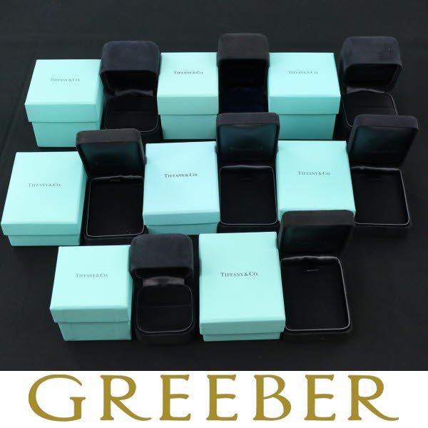 【俺の物屋】1円～ ティファニー Tiffany & Co. リング 指輪 ネックレス ジュエリー 箱 ケース 8個セット