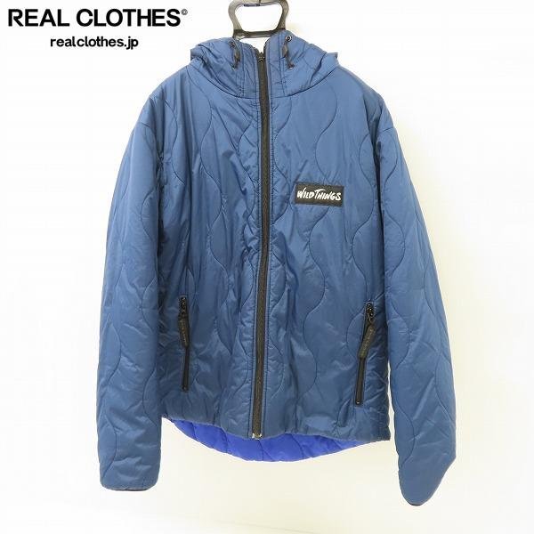☆WILDTHINGS/ワイルドシングス PRIMALOFT/プリマロフト リバーシブル フードジャケット/M /060