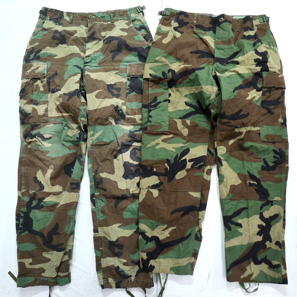 ◎米軍実物フィールドパンツ set ウッドランドカモ 他 (メンズM) 8枚セット