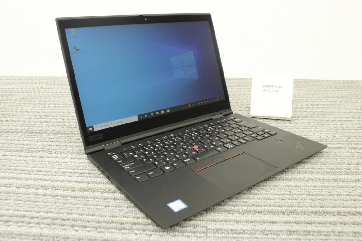 N0209【AC付！i7第8世代】lenovo / ThinkPad X1 Yoga 3rd / CPU：core i7-8550U@1.80GHz / メモリ：16GB / SSD：512GB / Windows1