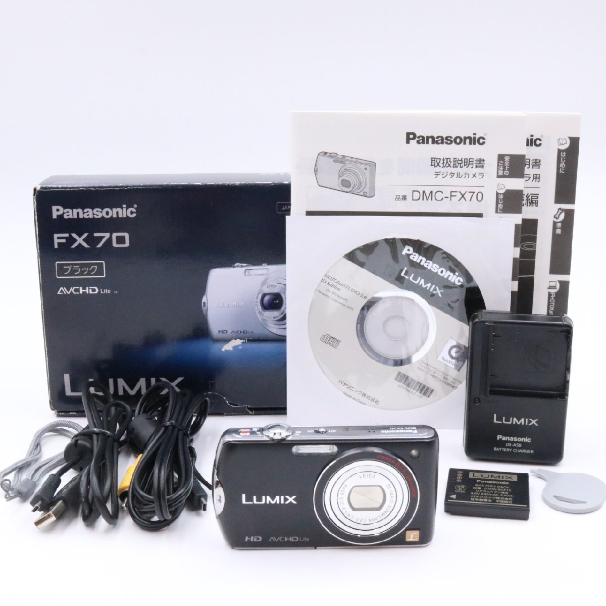 Panasonic DMC-FX70 ブラック | パナソニック デジタルカメラ