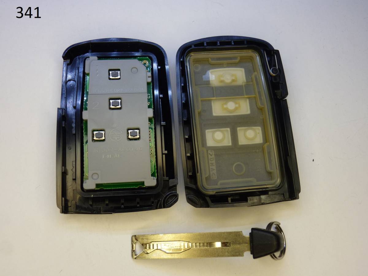 341. 初期化済 未登録 トヨタ純正スマートキー 231451-0120 30系