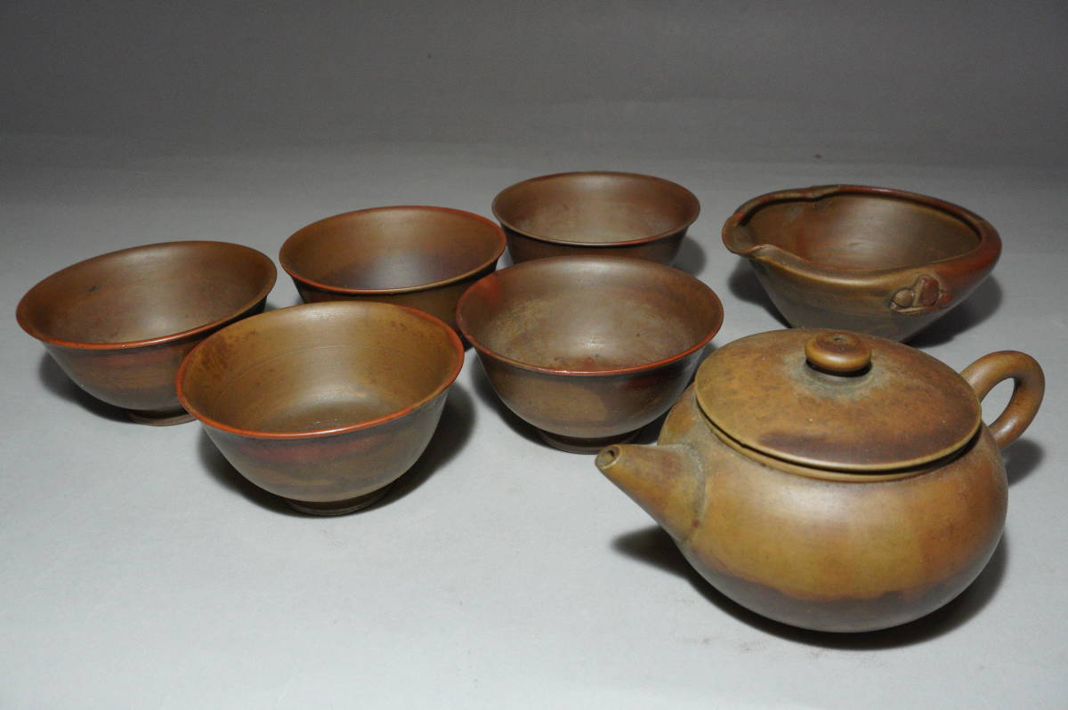 安い，HOT 初だし品 明治名工 久本 葛尾 作 備前焼 煎茶器揃い 急須 湯冷 煎茶碗五客 明治期作 本物保証 煎茶道具(急須、土瓶)｜売買されたオークション情報、yahooの商品情報をアーカイブ公開 - オーク 備前