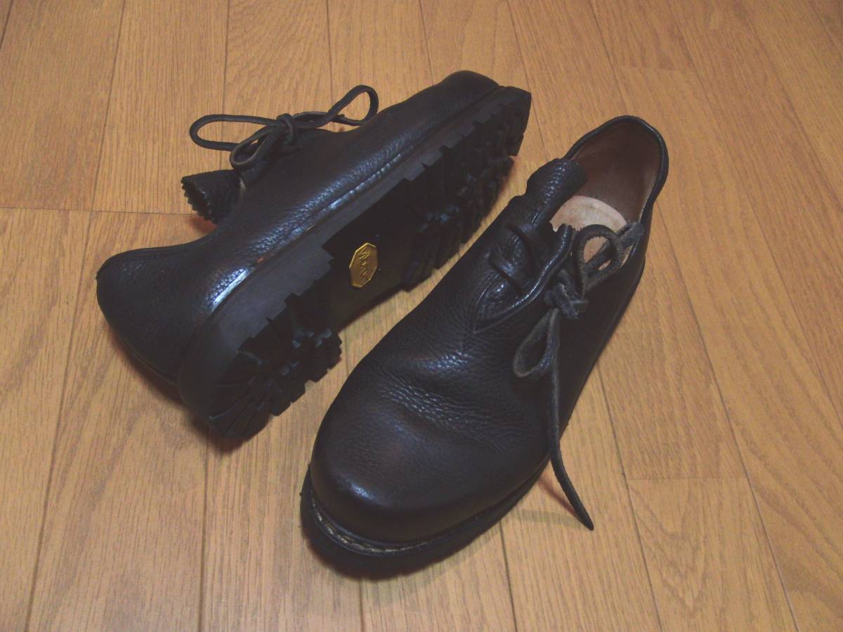 即決美品!!参価5万HAFERL肉厚本革チロリアンシューズ8【vibram凸凹 