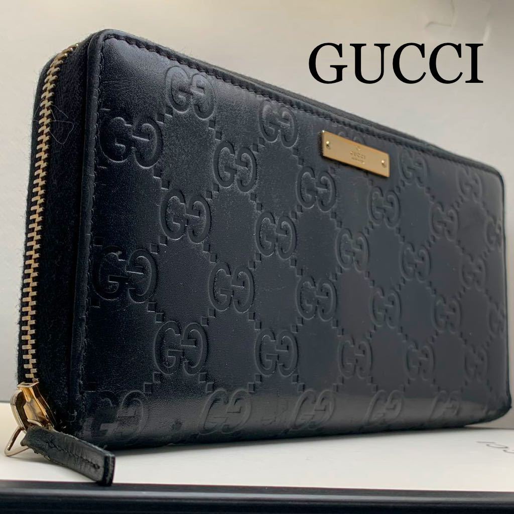 付属品あり☆美品】グッチ GUCCI ラウンドファスナー 長財布 