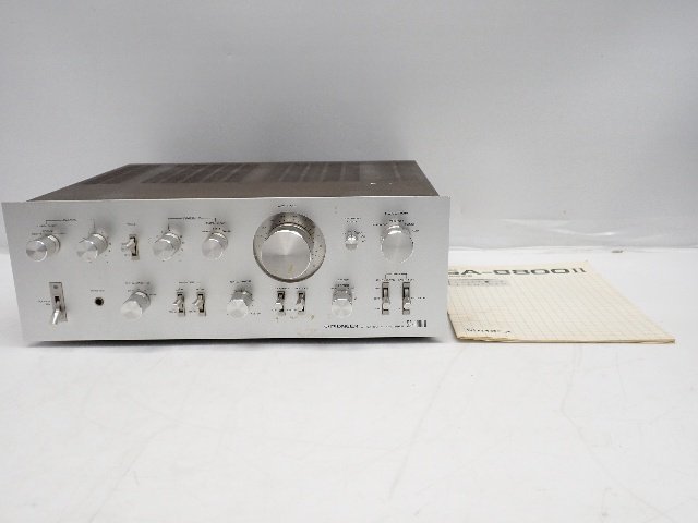 定番人気，爆買い】 Pioneer SA-8800II ステレオプリメインアンプ
