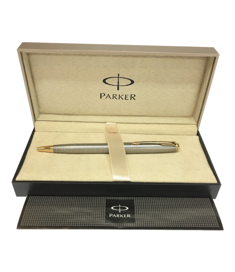 【人気定番，本物保証】 パーカー ボールペン 回転式 ソネット スターリングシルバー ユニセックス PARKER(万年筆一般)｜売買されたオークション情報、yahooの商品情報をアーカイブ公開 - オークファン 万年筆一般