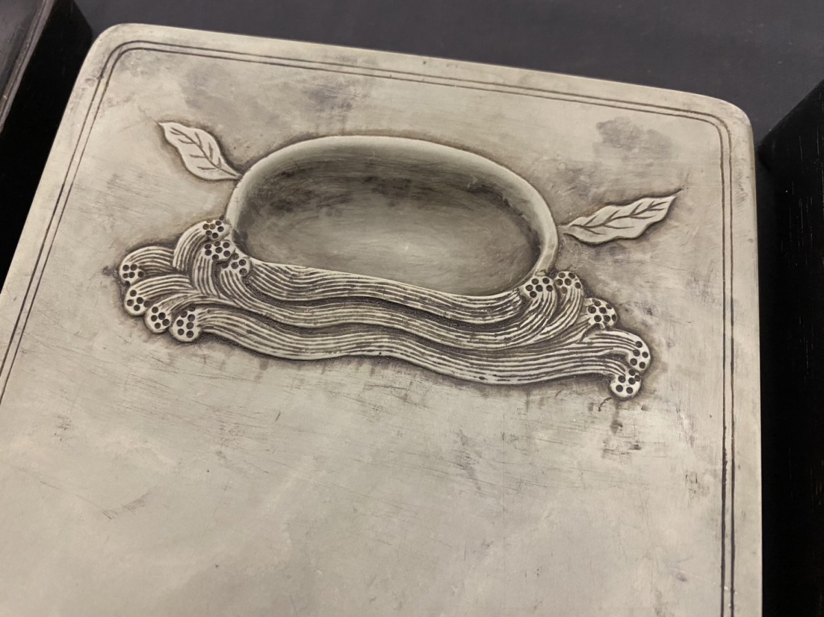 硯 中国 端渓硯 1450g 端渓 古玩 骨董品 ♥硯 中国 端渓硯