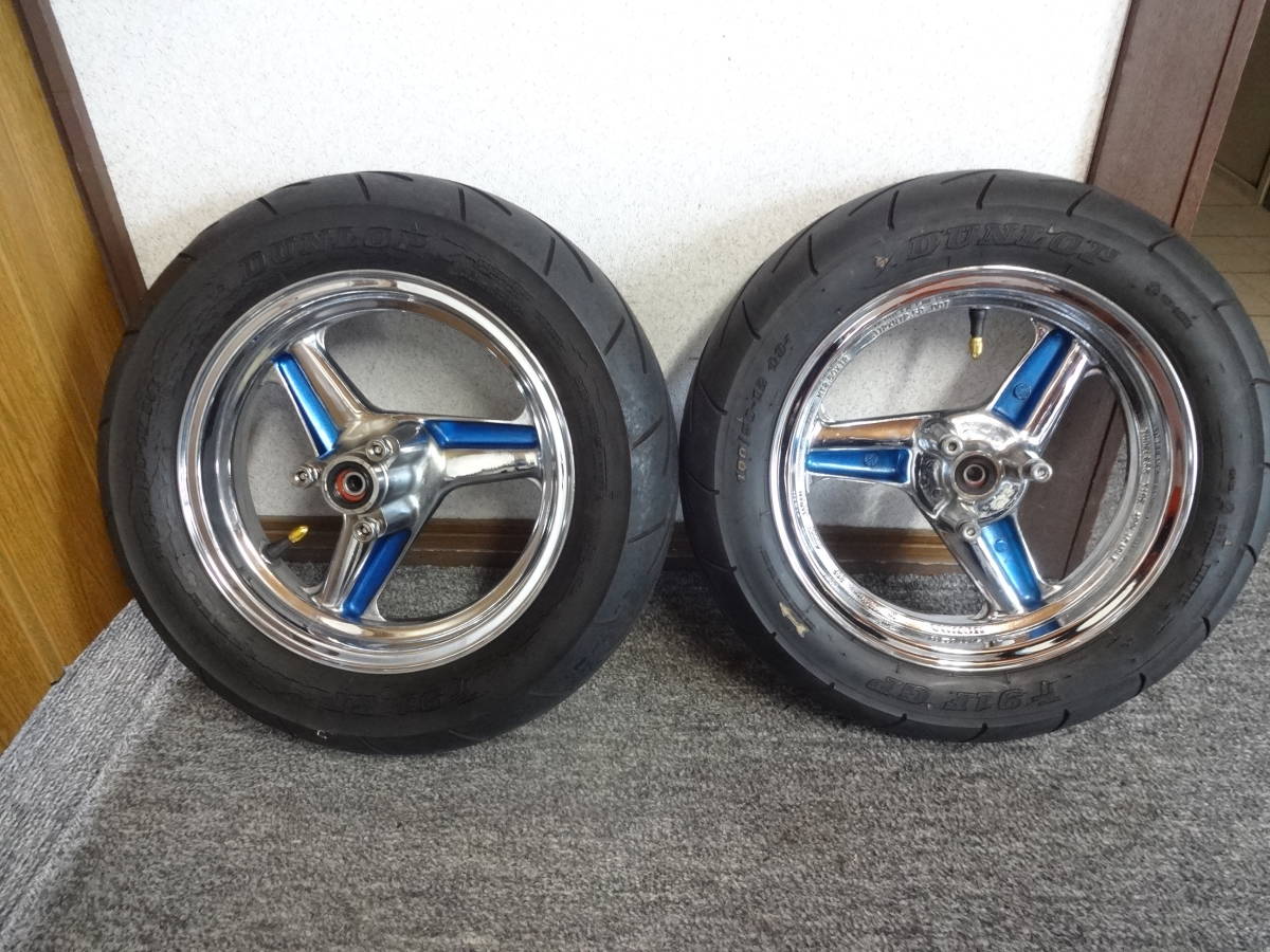 レア ホンダ 純正 NSR50 レース定番 前期ホイール前後セット ミニ 希少