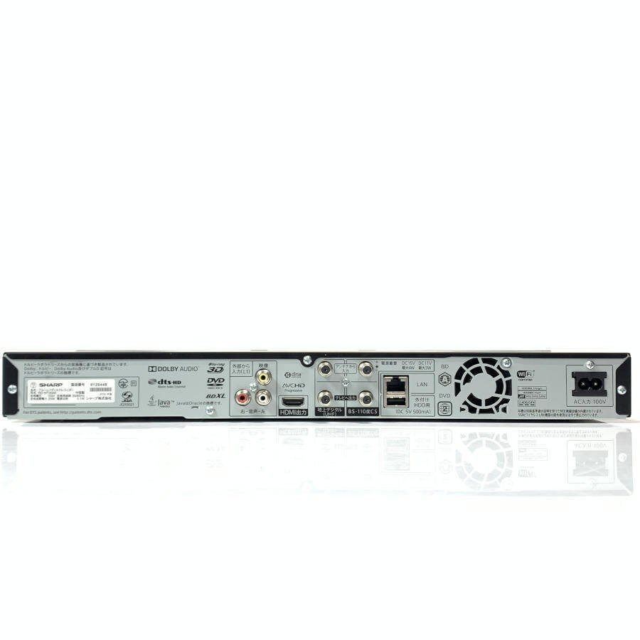 SHARP BD-NT2000 HDD/BDレコーダー 3D対応品 2016年製○現状品 SHARP