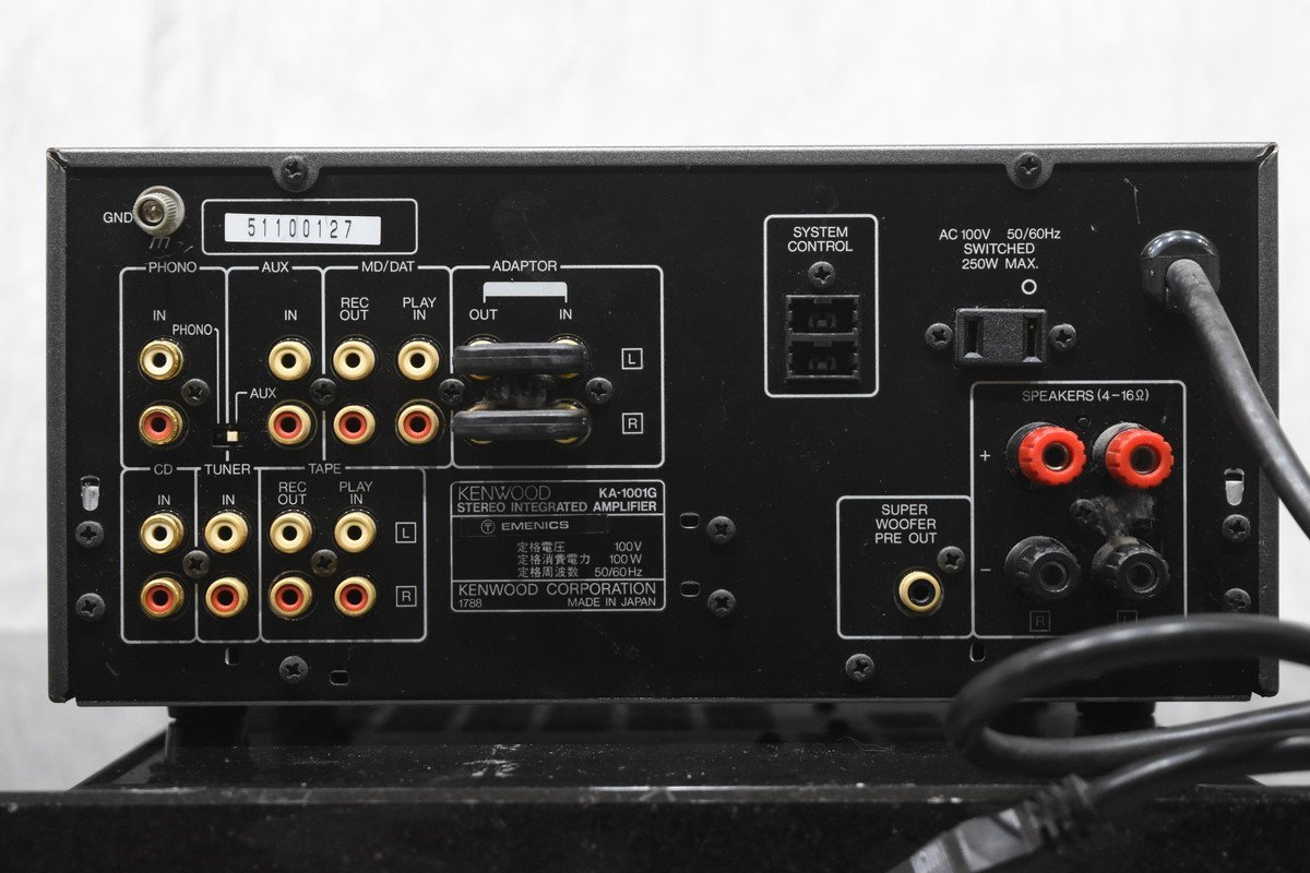 KENWOOD ケンウッド プリメインアンプ KA-1001G KENWOOD KA-1001G
