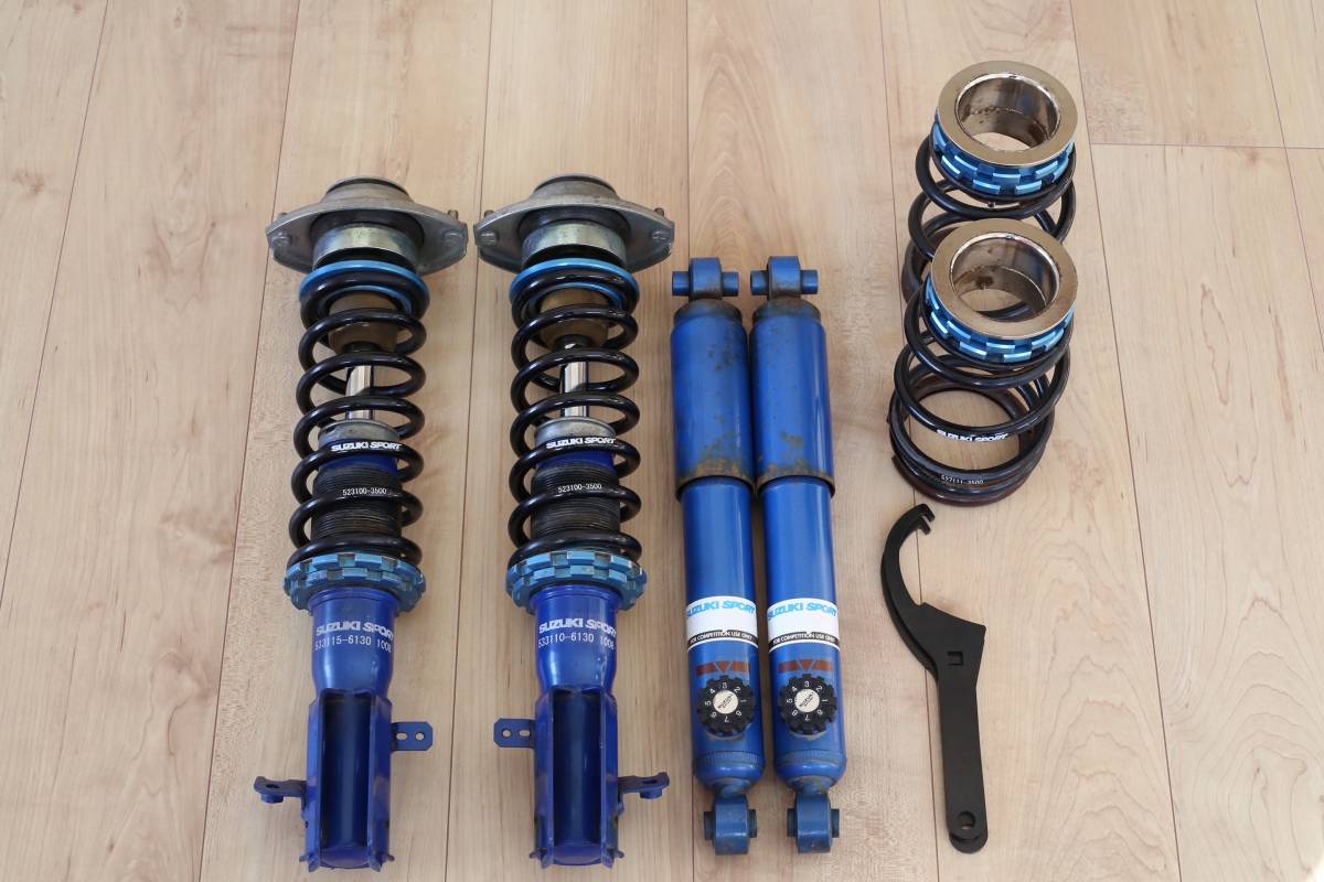 スズキスポーツ　4輪車高調整サスペンションセット　セルボ　HG21S FF/4WD 554500-6130 MH21 MH22S HA24S MF22S 