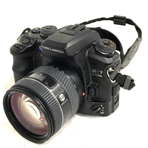 KONICA MINOLTA α-7 DIGITAL AF ZOOM 24-105mm 1:3.5-4.5 D デジタル一眼レフカメラ ボディ レンズ QG023-69