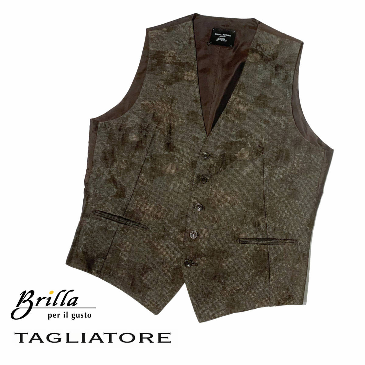 TAGLIATORE❎BRILLA per il gustoジレ 人気☆タリアトーレ☆TAGLIATORE×Brilla per il gusto (BEAMS) 別注