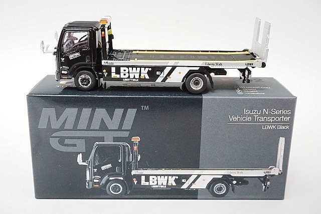 新作登場，定番人気 MINI GT ミニGT / TSM 1/64 ISUZU いすゞ Nシリーズ ELF 車両積載車 LBWK ブラック 右ハンドル MGT00292-R(商用車、公用車)｜売買されたオークション情報、yahooの商品情報をアーカイブ公開 - オークファン 商用車、公用車