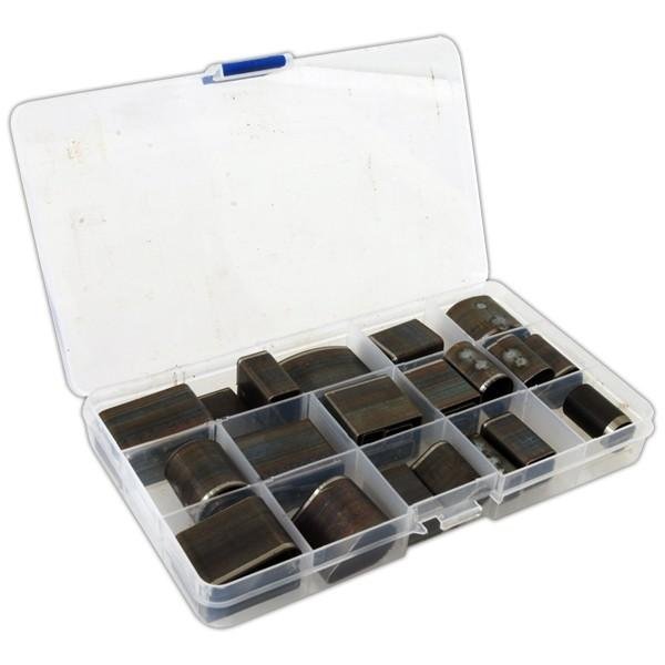 レザークラフト 道具 セット 工具 クラフト パンチカッター 穴あけ ポンチ シェイプパンチ 型抜きパンチ 41本セット 抜き型 ケース付き_3