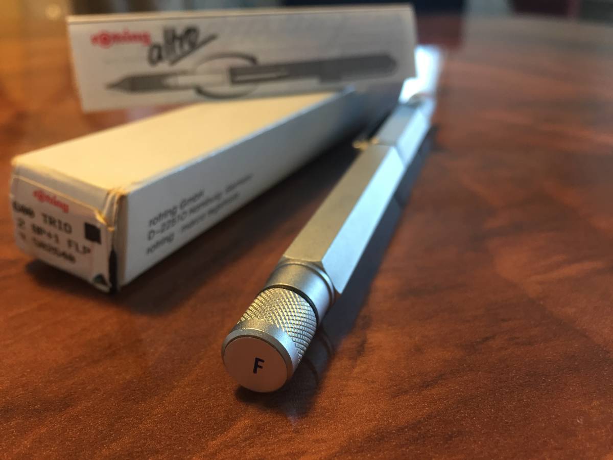長期保管未使用品 ROTRING ロットリング600 万年筆 ペン先F 西ドイツ製 