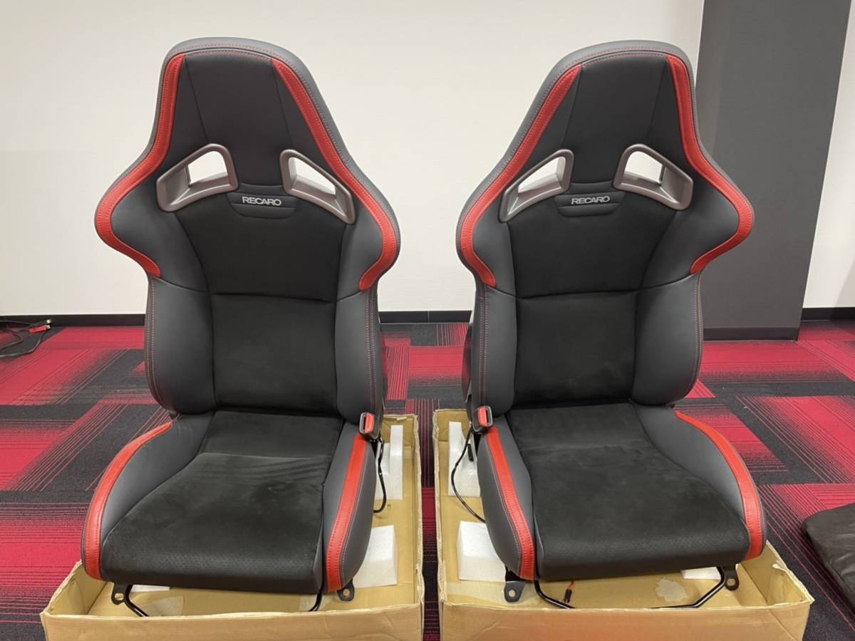レカロシートSP-X 極上 GTR34 シートレール付き 左右セット(レール 