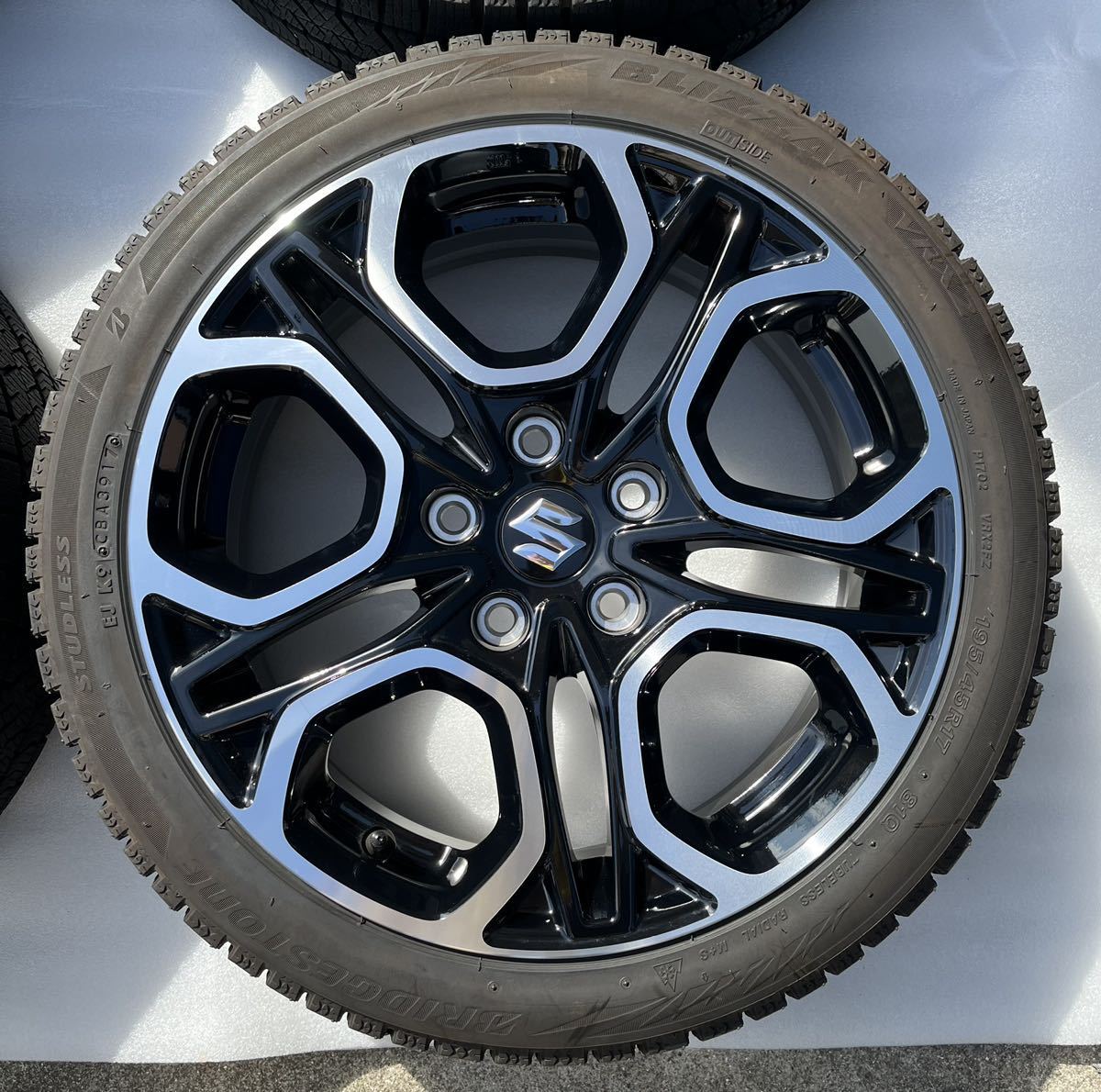スイフトスポーツZC33S ブリザックVRX2純正ホイールスタッドレスセット 