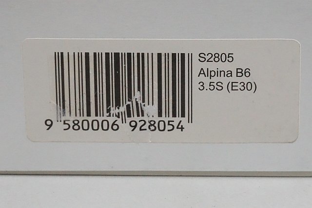 Spark スパーク 1/43 Alpina アルピナ B6 3.5S (E30) ブルー S2805 1