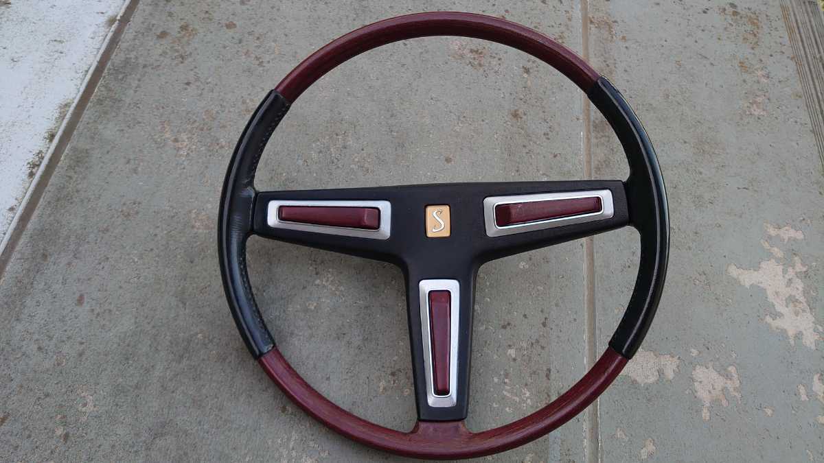 日産 ケンメリ 純正ハンドル ステアリング 極美品 昭和51年 日産スカイライン2000GT-X ケンメリ20周年記念車 純正