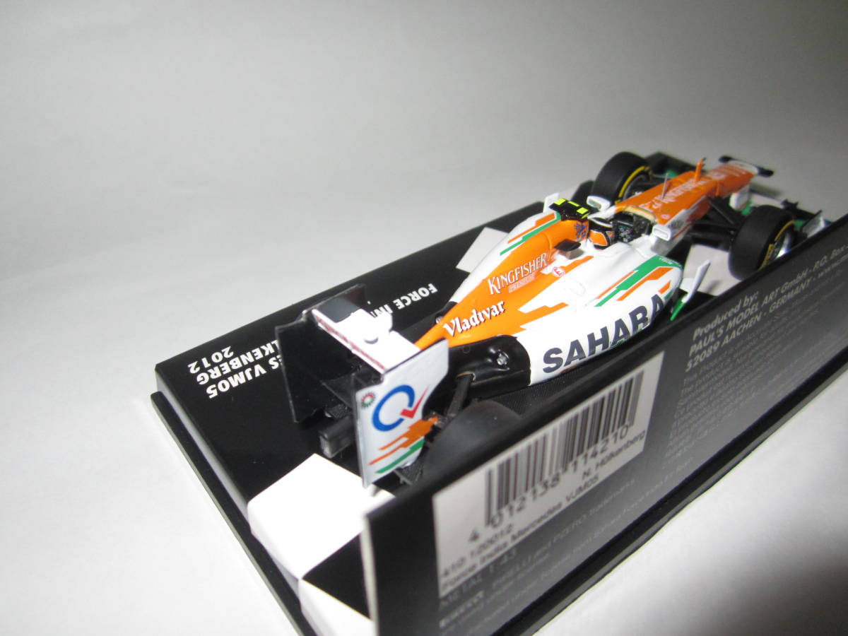 即決 PMA ミニチャンプス製 1/43 フォースインディア VJM05 メルセデス