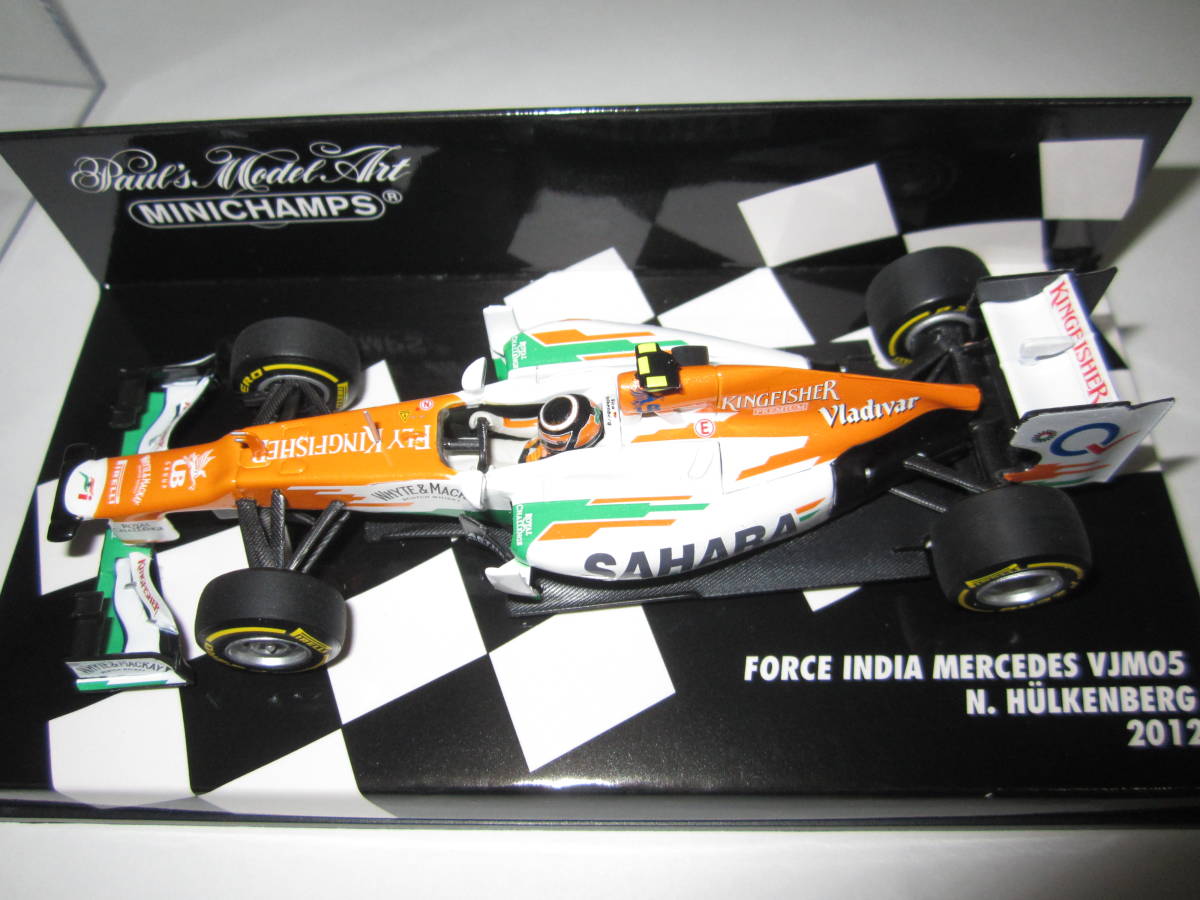 即決 PMA ミニチャンプス製 1/43 フォースインディア VJM05 メルセデス