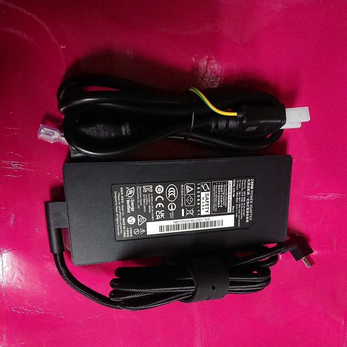 電源コードアダプター RAZER RC30-024801 管理013