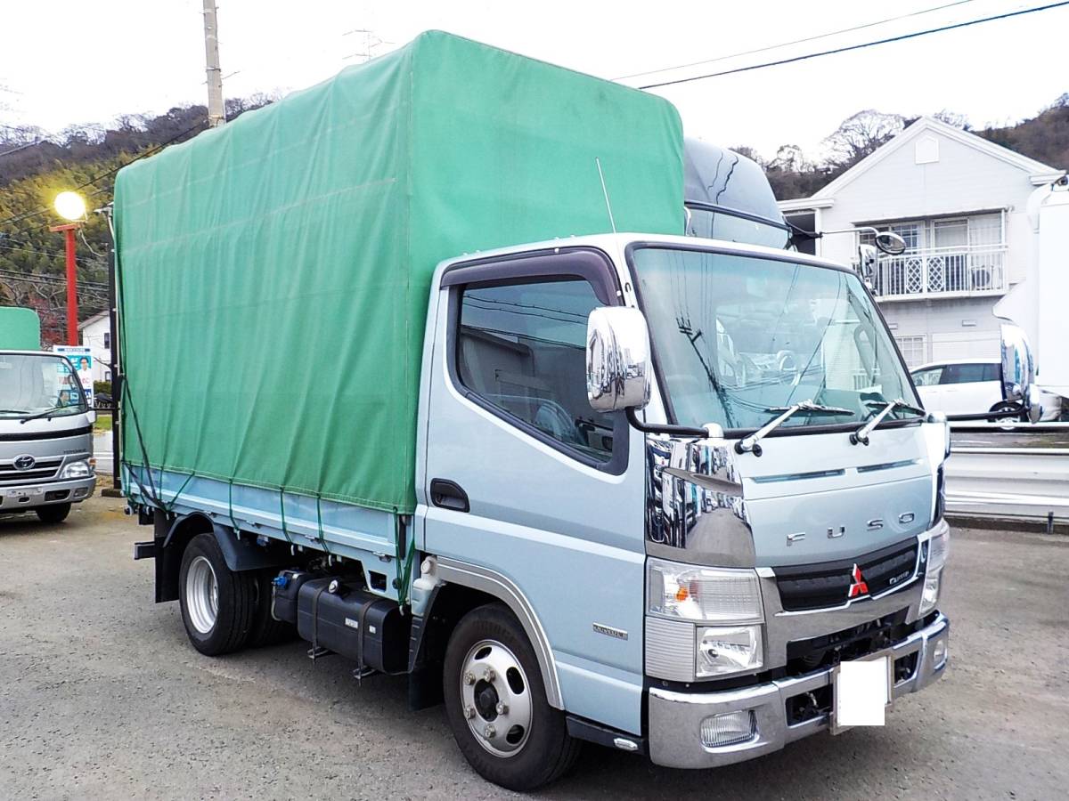 ☆三菱キャンターカスタムグレード♪10尺幌車・車検付き・総重量５トン