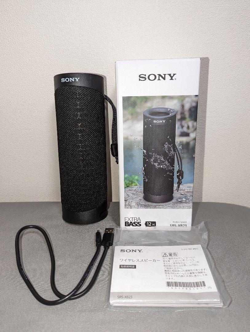 【送料無料】 SONY ワイヤレススピーカー SRS-XB23 (B) ブラック