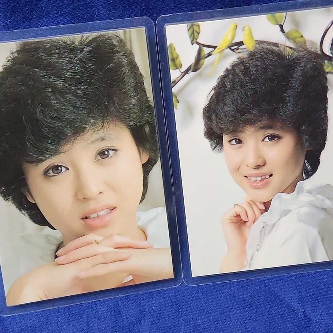 松田聖子 80年代昭和レトロ ブロマイド サンミュージック ラミネート