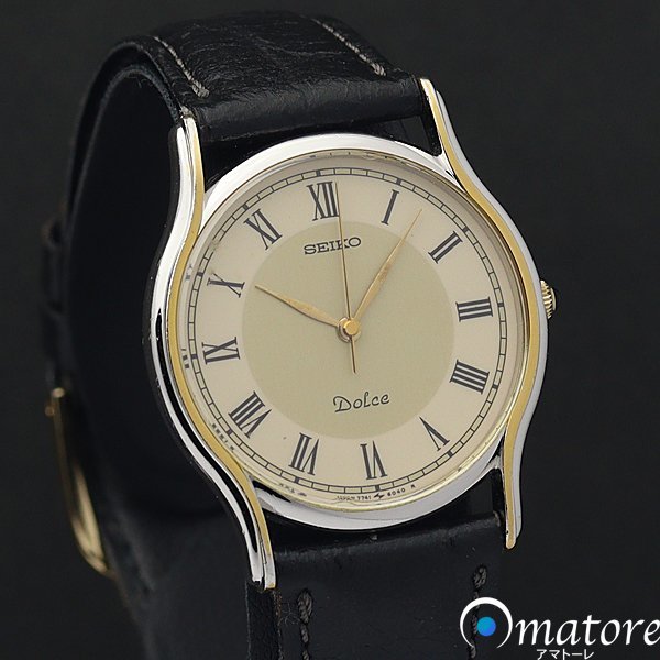 1円～◎SEIKO セイコー ドルチェ メンズ クォーツ 7741-6030◎電池交換済み