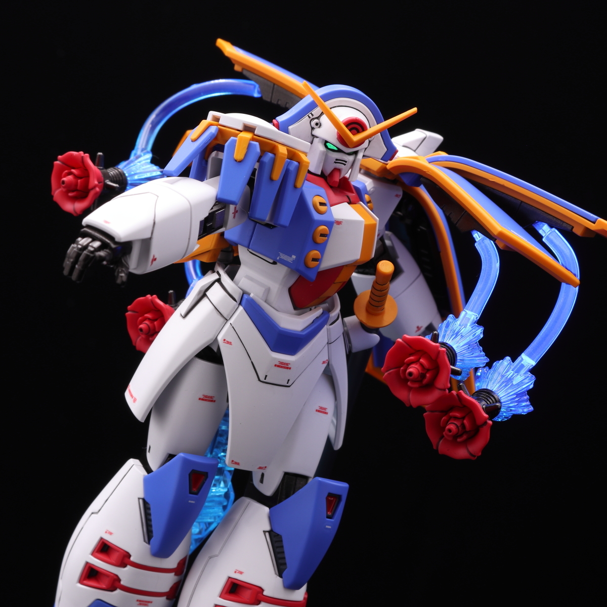 HG 1/144 ガンダムローズ プレミアムバンダイ プレバン 改修塗装済み 