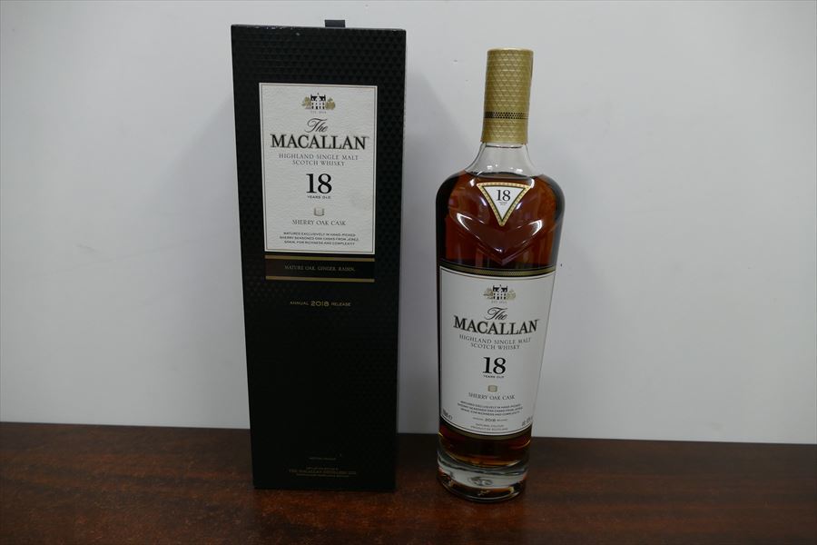 MACALLAN（マッカラン）18年 シェリーオークカスク 2018 43％ 700ml 18