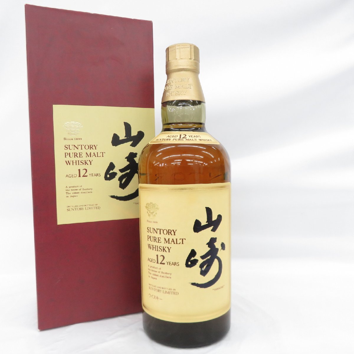未開栓】SUNTORY サントリー 山崎 12年 ピュアモルト ウイスキー 750ml