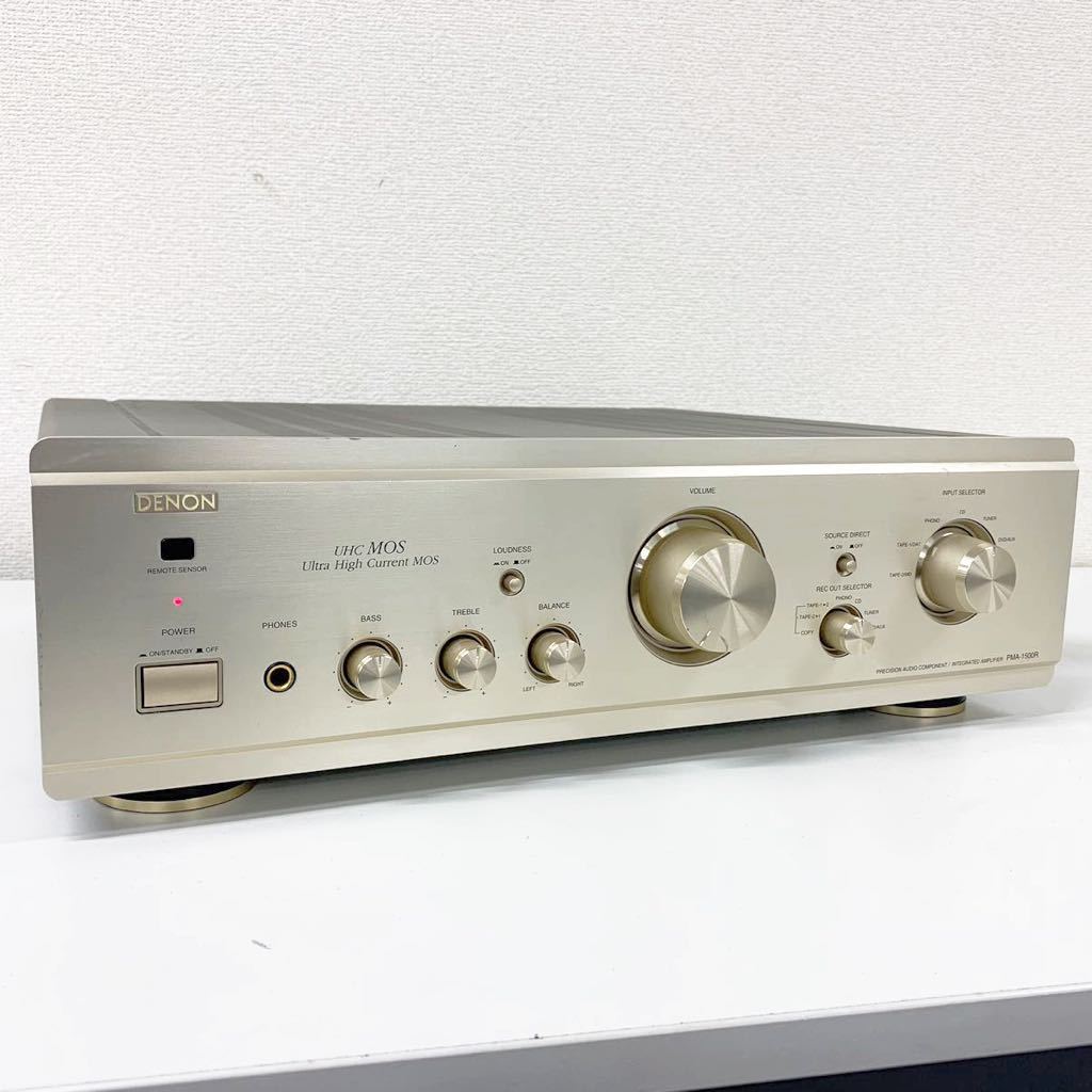 D-3-re] 現状品 DENON PMA-1500R 音出し不可 通電可能 要メンテナンス  