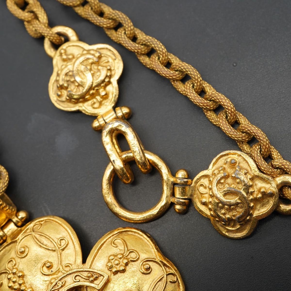 CHANEL シャネル 96A 96 A ヴィンテージ ネックレス 希少 ゴールド 