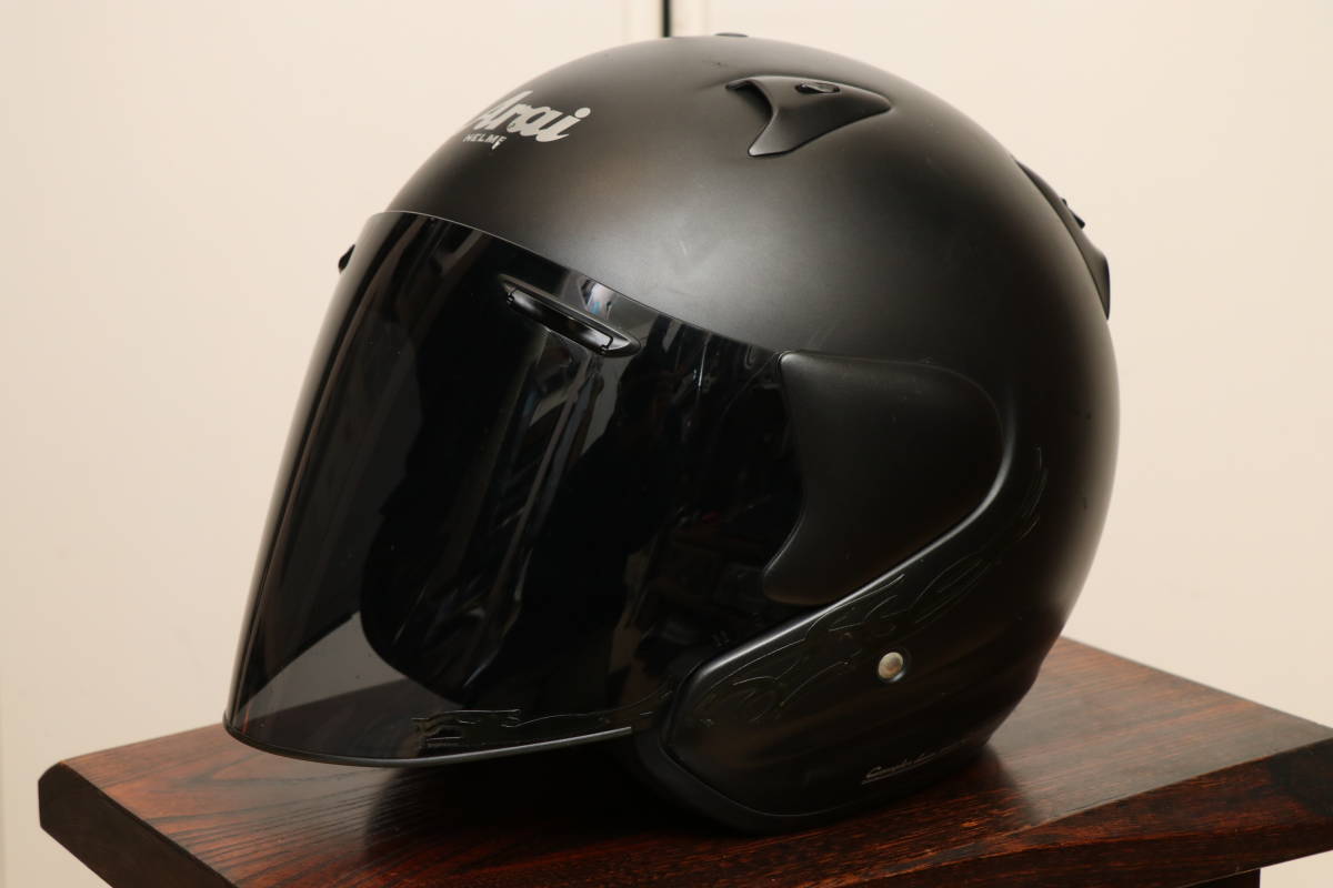 Arai アライ SZ-F ジェットヘルメット マットブラック size XL(61-62