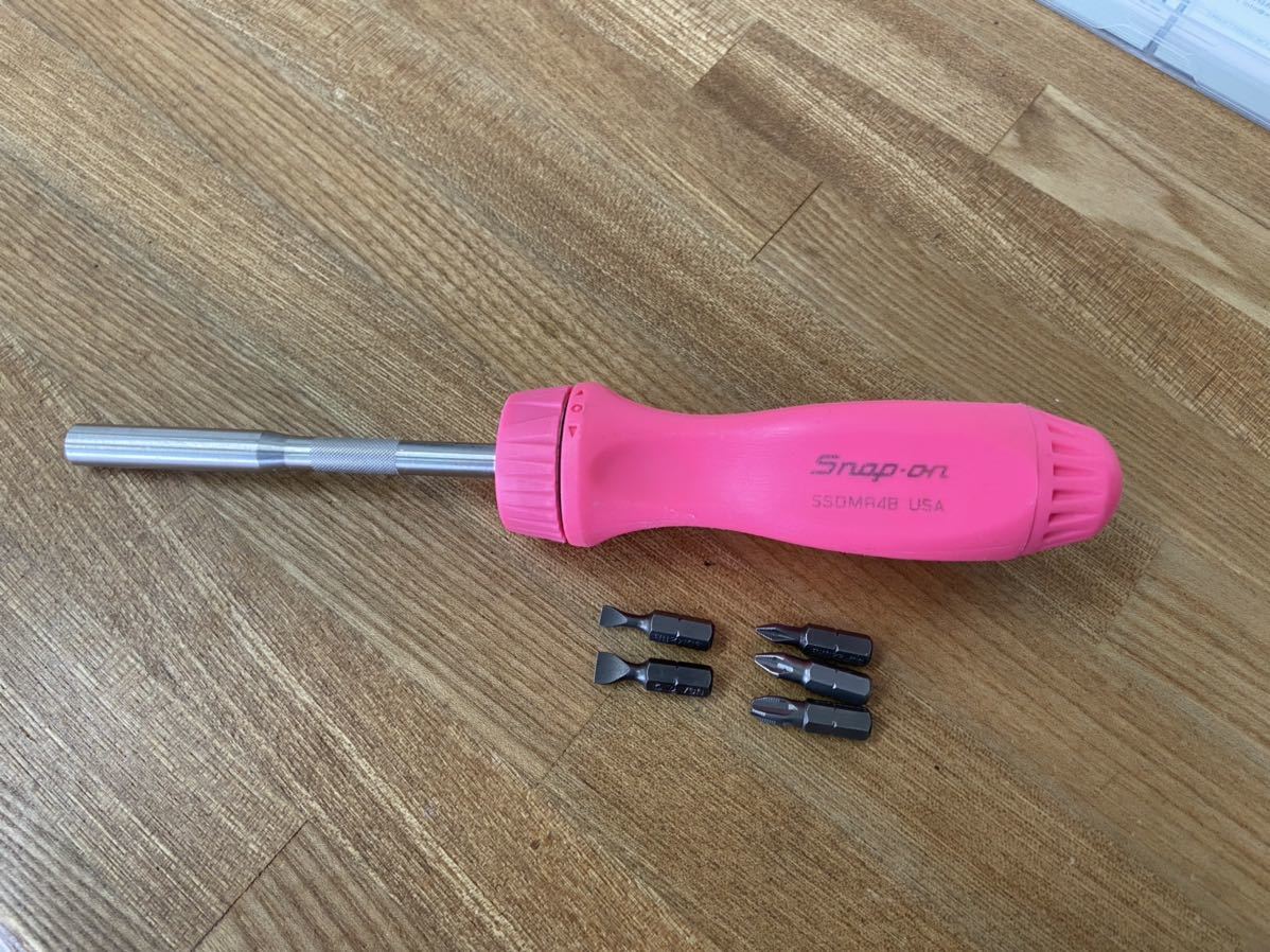 スナップオン　Snap-on ラチェットドライバー　ピンク　SSDMR4B　ハードグリップ　snapon 