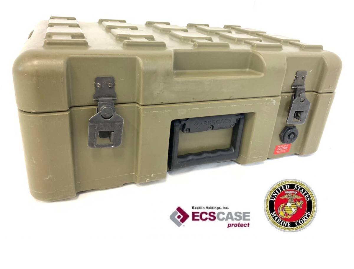 米軍放出品　ECS CASE ミリタリーケース　ハードケース　送料無料 アメリカ製 ECS CASE ハードケース ミリタリー ツールボックス 道具箱