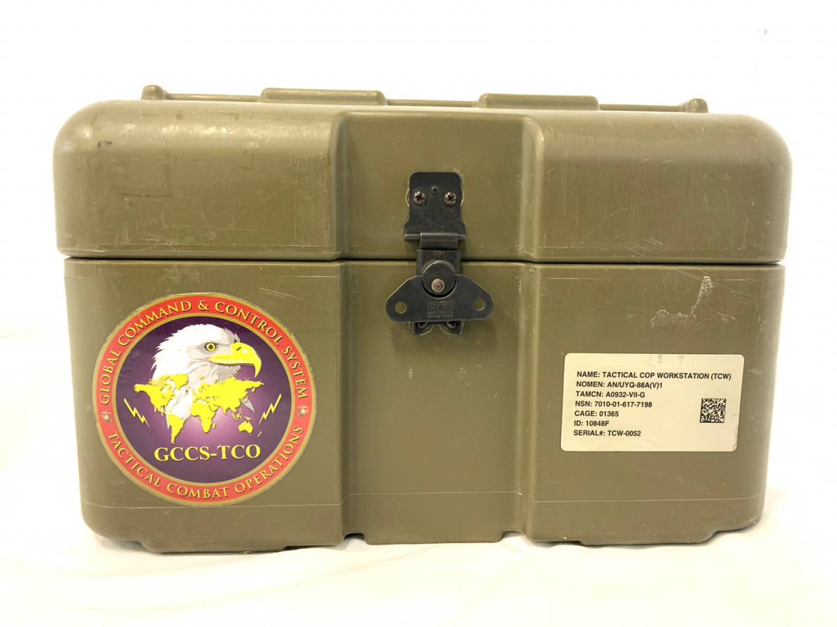 米軍放出品　ECS CASE ミリタリーケース　ハードケース　送料無料 アメリカ製 ECS CASE ハードケース ミリタリー ツールボックス 道具箱