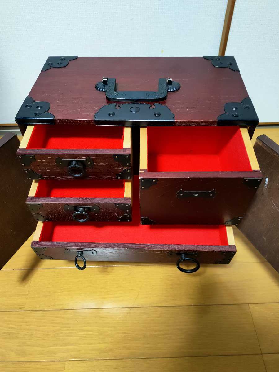 ☆古民具 小物入れ 木箱 昭和レトロ 掛硯 銭函 銭箱 小箪笥 枕箪笥 舟