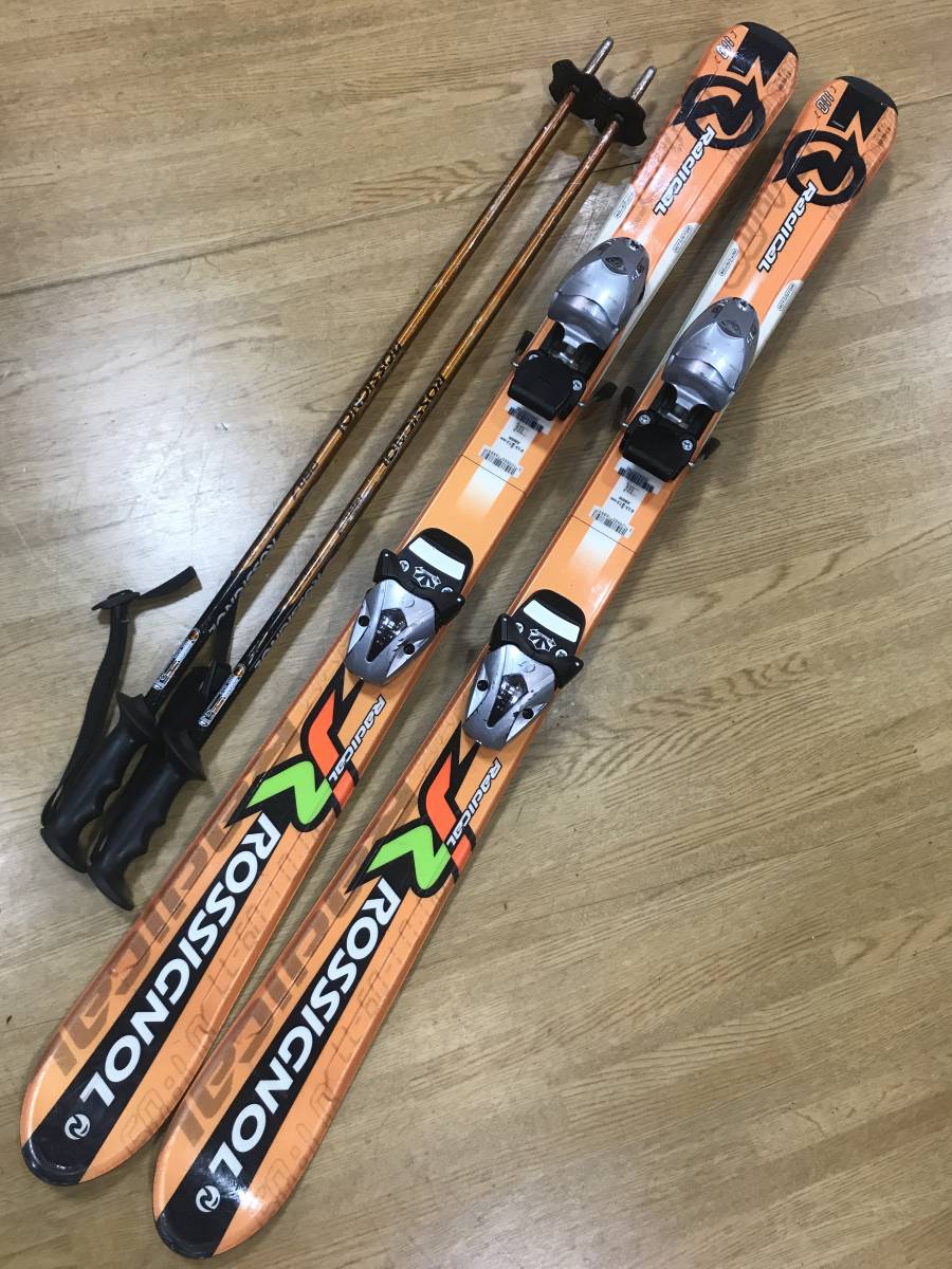 ☆ジュニアポールセット 板 ロシニョール ラディカル 110cm / ポール