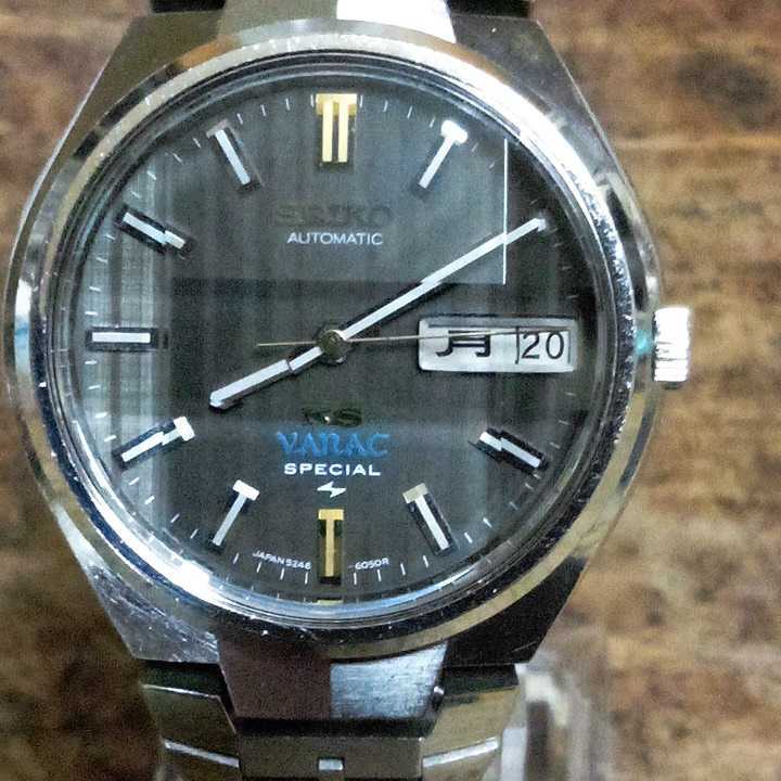SEIKO KS VANAC 自動巻き メンズ腕時計 KSセイコー SEIKO 自動巻き メンズ腕時計 バナック 9面カットガラス