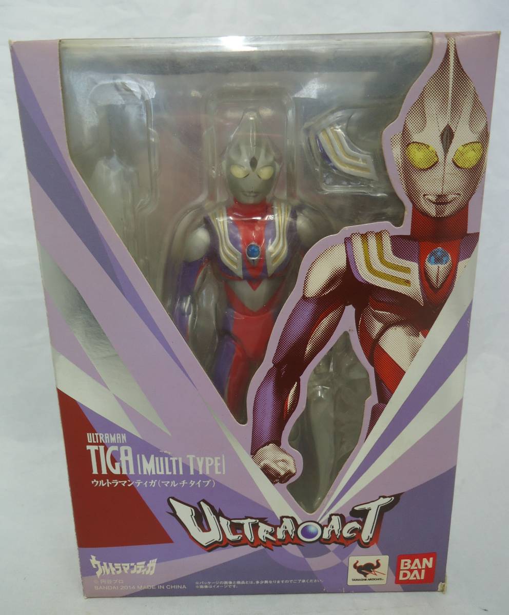 中古】ULTRA-ACT ウルトラマンティガ マルチタイプ プラアクト