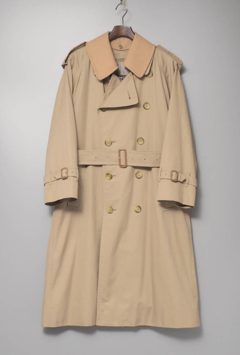 ME8007//*バーバリー/Burberrys*メンズ32SHORT/着脱ライナー+付け衿付き/トレンチコート/ロングコート/ベージュ