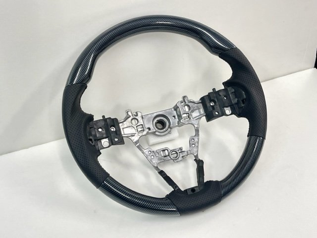 寒さに負けるな売り切り商品　ハイゼットトラック後期　S500P　ジャンボ　ガングリップスポーツステアリング　ハンドル　カーボン調