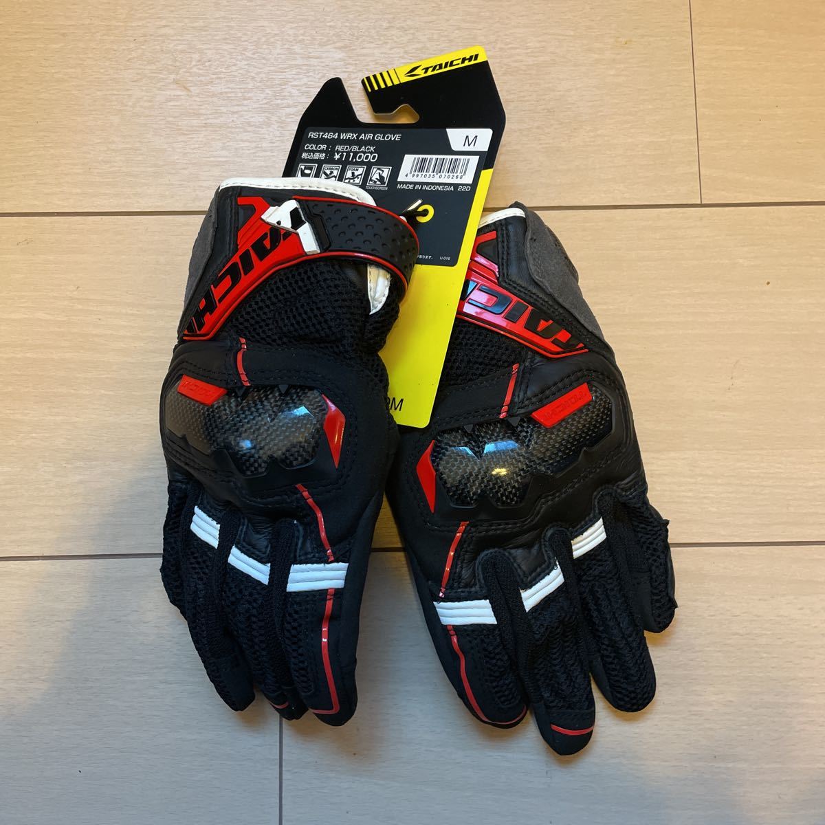 RSタイチ TAICHIレーシンググローブ バイクグローブ Mサイズ RED/BLACK