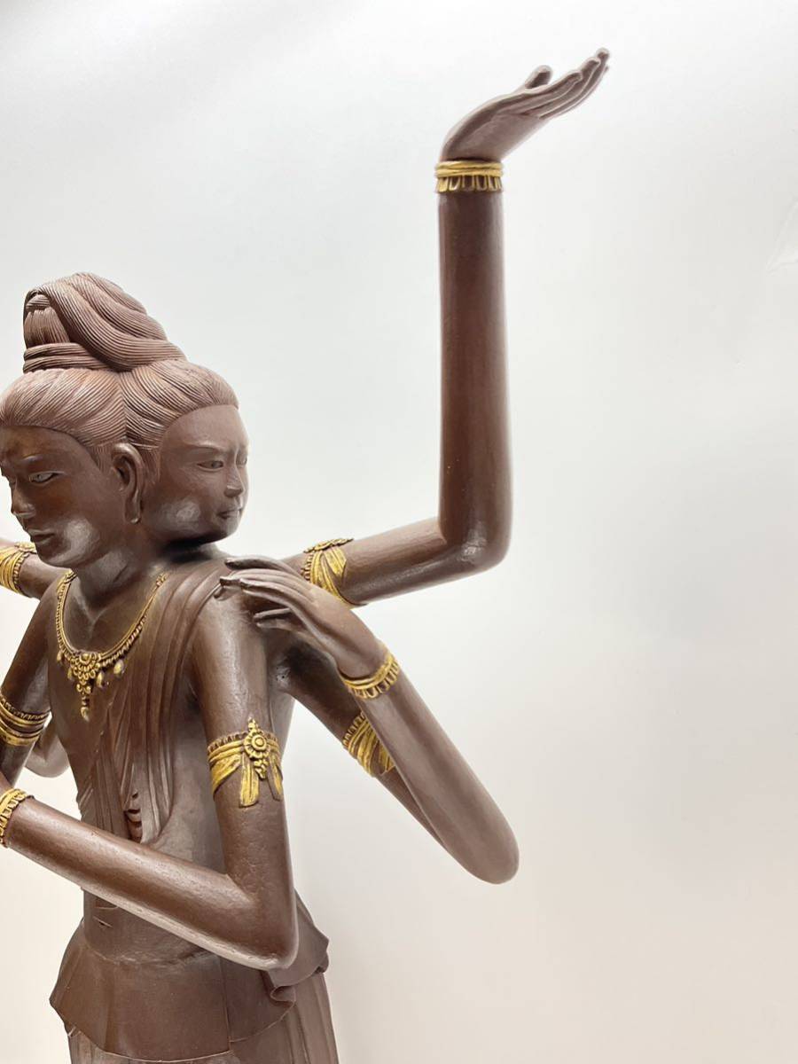 大仏師 松久宗琳 銅造 細密彫刻 阿修羅像 仏教美術 高さ69.3cm 重さ 