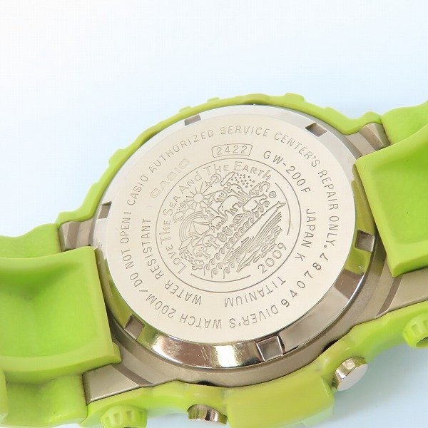 G-SHOCK/Gショック FROGMAN/フロッグマン イルクジ 雨蛙 LOVE THE SEA